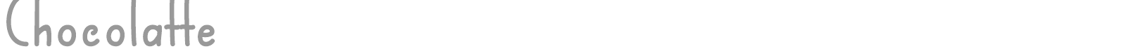 Chocolatte font preview